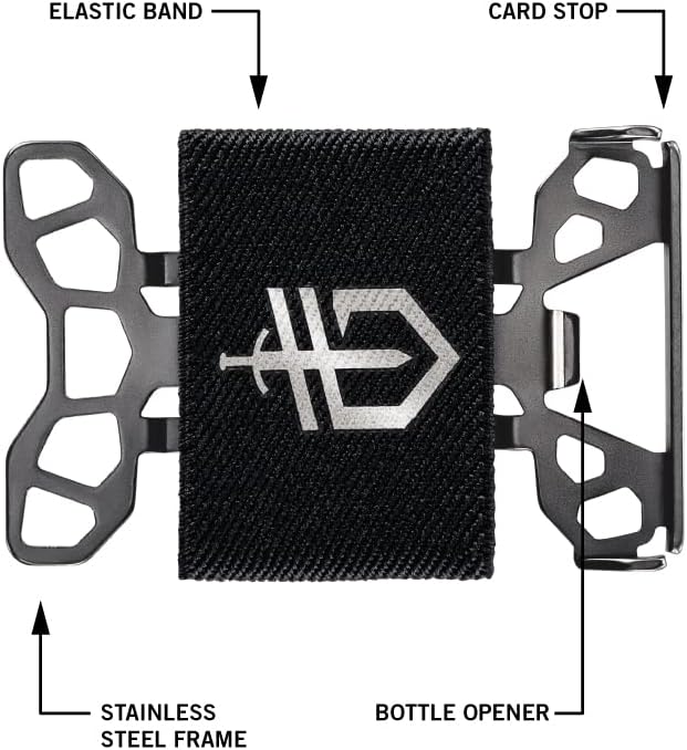 Gerber Barbill Wallet Schwarz, Schwarz