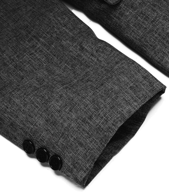 COOFANDY Herren Freizeit Sakko Sportlich Regular Fit Blazer Business Anzugjacke EIN Knopf XL A-schwa