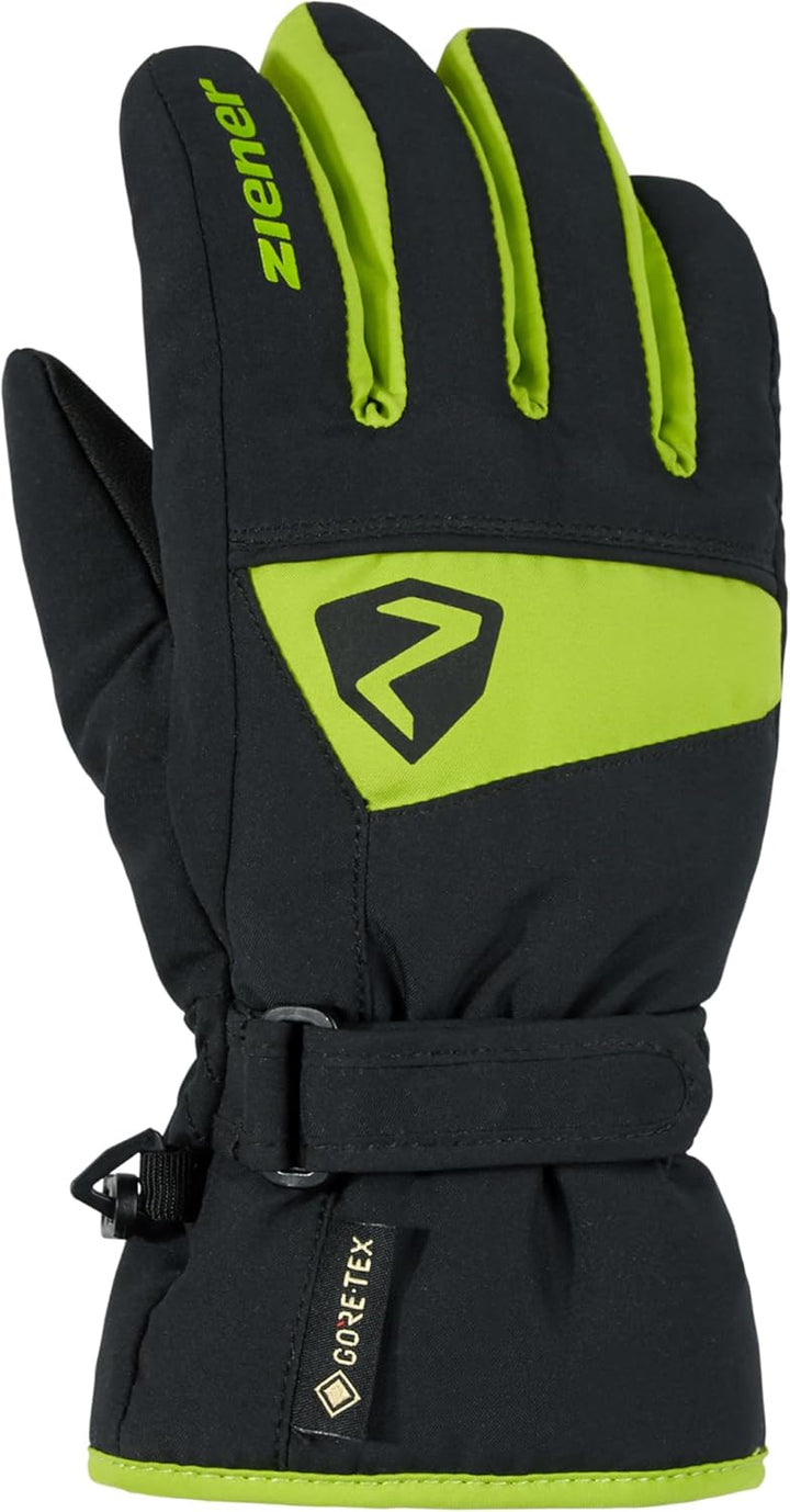 Ziener Kinder Lago GTX Glove Junior Ski-Handschuhe/Wintersport | Wasserdicht, Atmungsaktiv lime gree