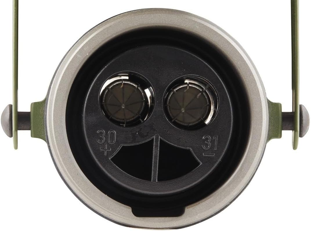 HELLA 8JB 001 935-031 Steckdose - Stecker: Crimpkontakt/Lötstiftkontakt - Aluminium - nato-oliv