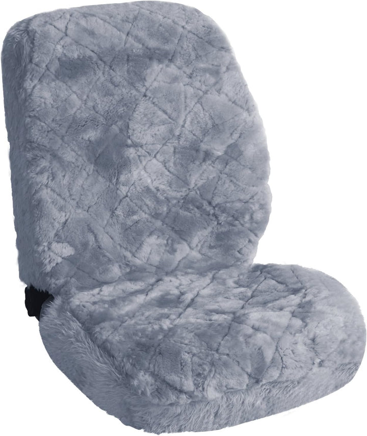 WOLTU AS7334sb Lammfellbezug Auto Sitzbezug Echtlammfell Vollbezug Vordersitzbezug universal Grösse,