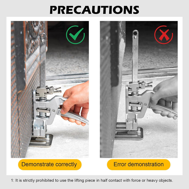 MaxAwe 2 STK Arbeitssparender Arm Handheld Jack Tool mit 2 Einstellgeschwindigkeiten, 31cm Höhenvers