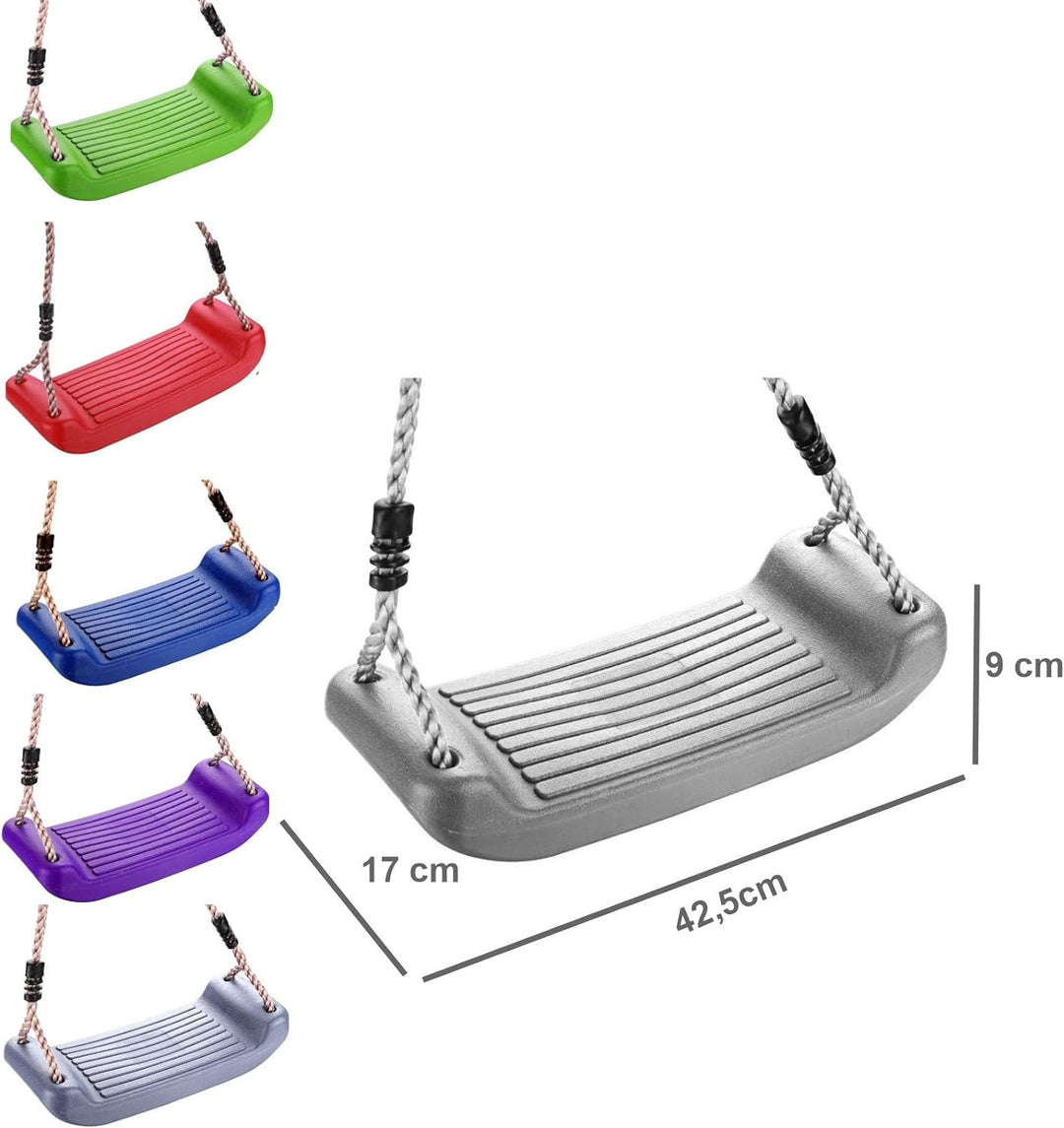 Zubehör Set für Spielturm Piraten-Lenkrad +Fernrohr + Schaukelsitz grau Baumhaus Sparset Spielplatz