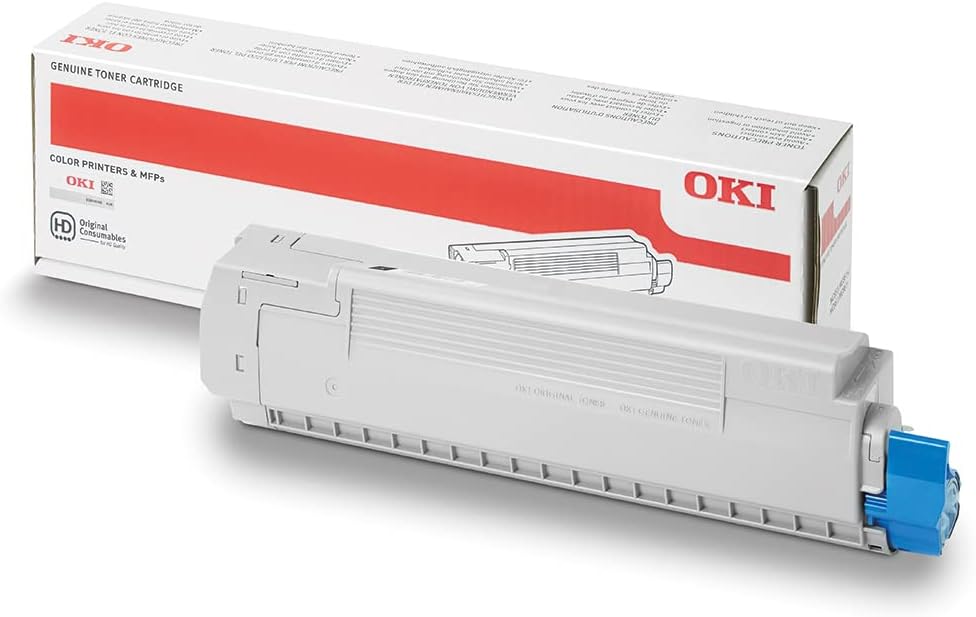Oki MC873 Toner Schwarz Fuer 15.000 Seiten, 45862818, schwarz