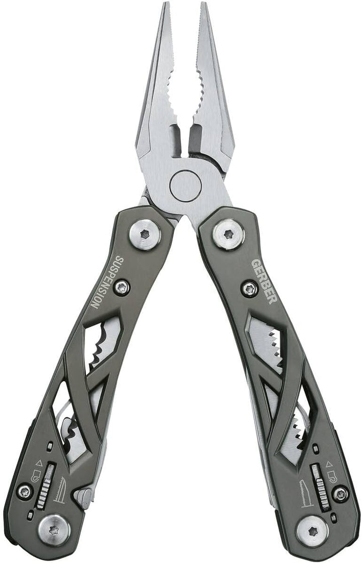 Gerber Multifunktionswerkzeug mit Nylon-Scheide und 12 Funktionen, Suspension Multi-Tool, 1003720 12