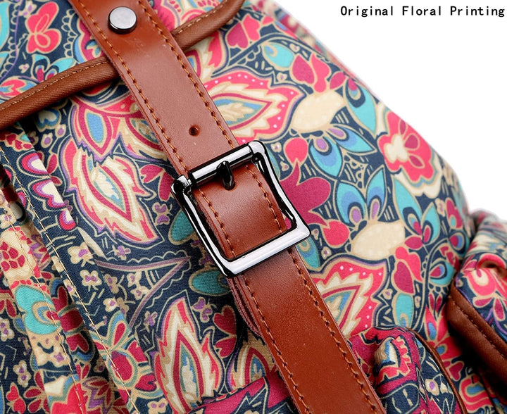 Baosha Grosse Frauen Laptop Rucksack 15.6 Zoll College School Rucksack Reise Wandern Rucksack mit Fr