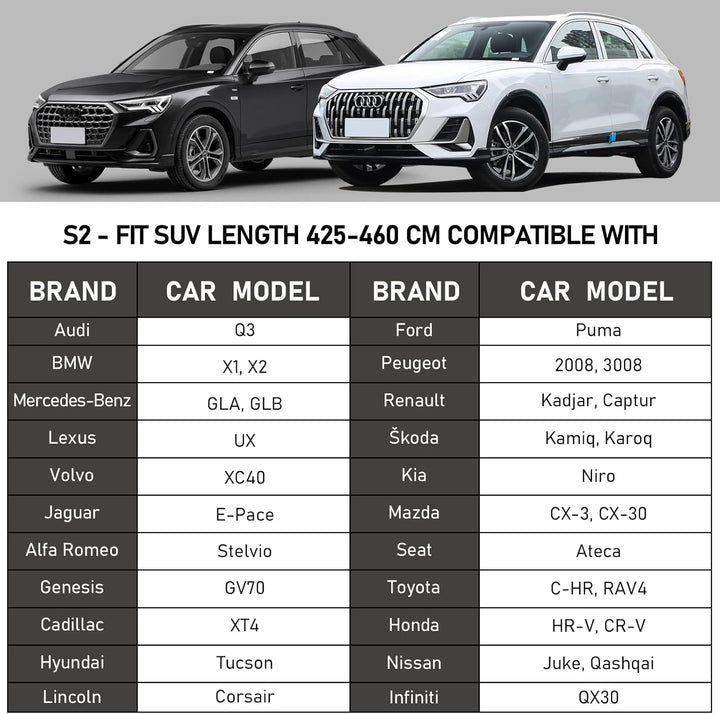 Auto Abdeckplane Vollgarage Autoabdeckung Outdoor - Wasserdicht Autohülle Autoplane Kompatibel mit T