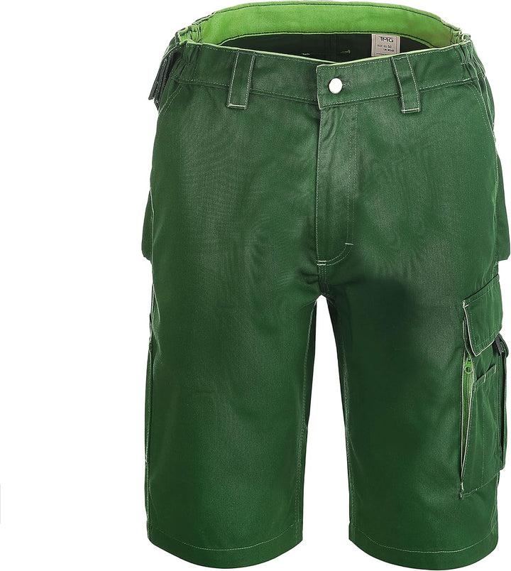TMG | Arbeitsshorts für Herren, Kurze Arbeitshose mit Werkzeugtasche, robust & strapazierfähig, Carg