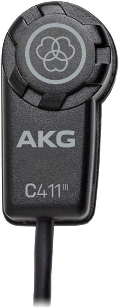 AKG C41PP Hochleistungs-Miniatur-Kondensator, Vibrations-Tonabnehmer mit MPAV Standard XLR-Stecker C