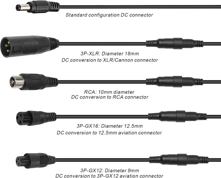 29.4V 2A Li-ion  Ladegerät Mehrere Stecker Kompatibel mit Dream i-100 All Star Superfly Ranger, Astr