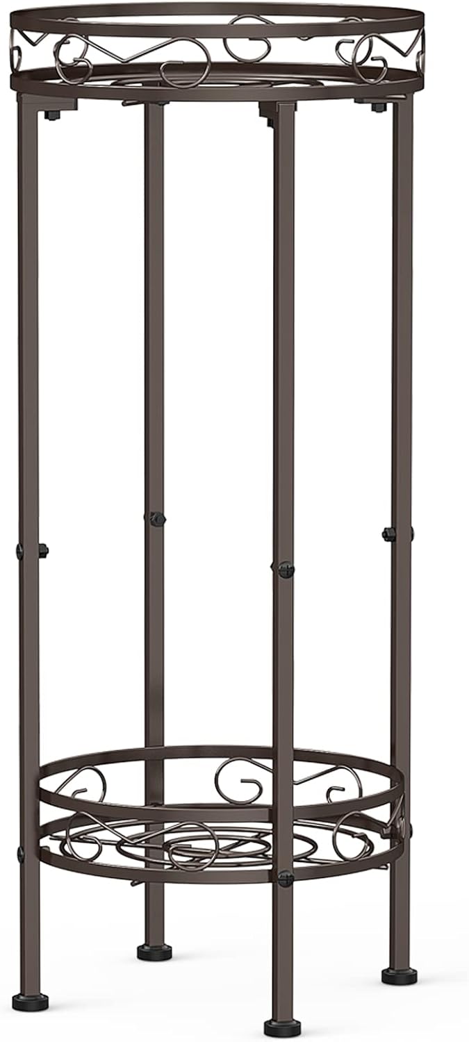 Bomclap Metall Pflanzenständer, 70 x 30 cm Blumenständer Pflanzenständer für den Innenbereich, 2-stu