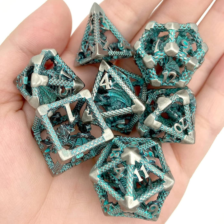 Würfelset Dungeons and Dragons Würfel, ZHOORQI DND Würfel Polyedrische Würfel Set D and D Würfelset