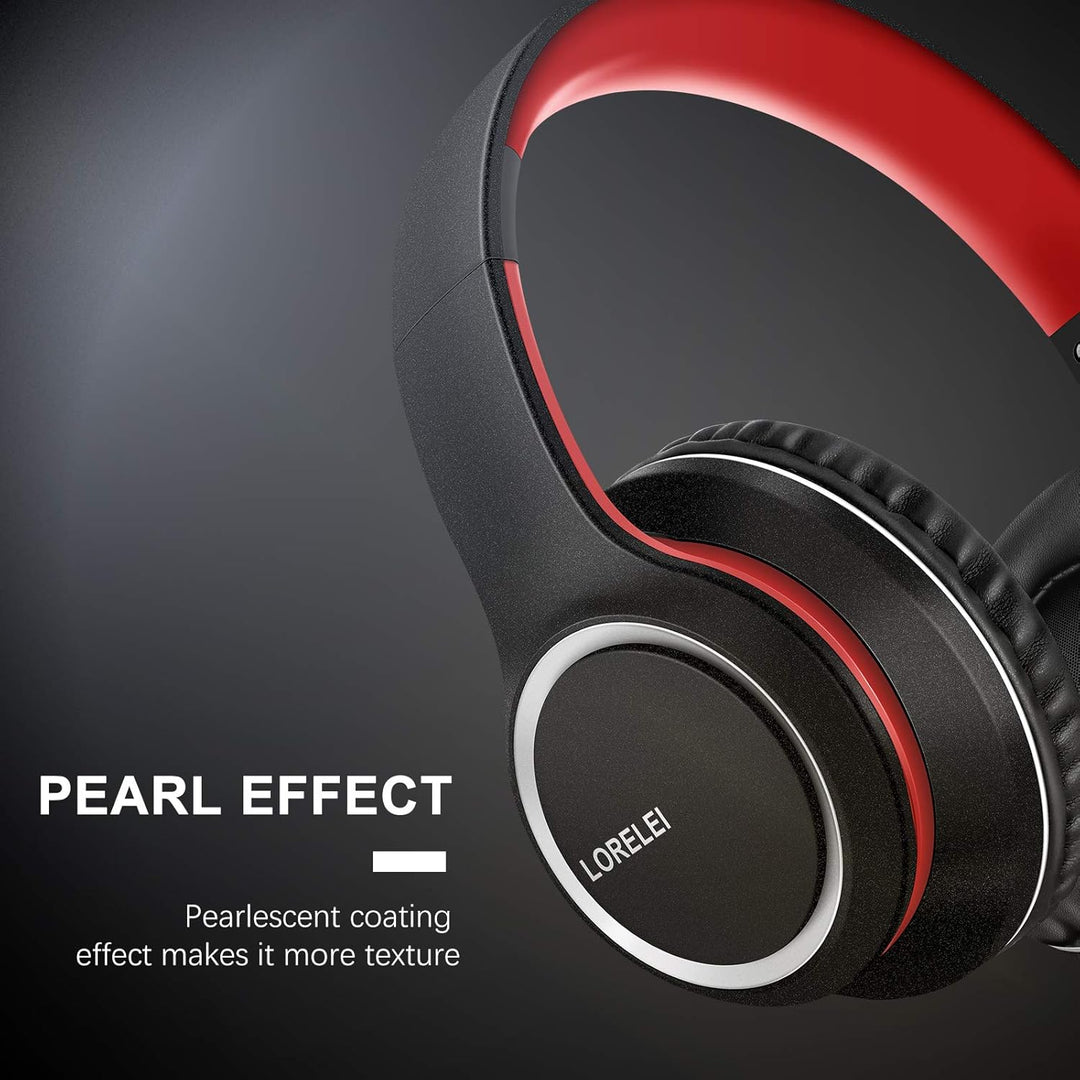 LORELEI X8 Over-Ear-Kopfhörer mit Mikrofon mit 1,45 m verwicklungsfreier Nylonschnur und 3,5-mm-Stec