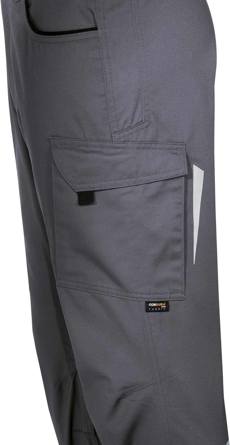 Uvex syneXXo Light Männer Arbeitshose, Lange Bundhose für die Arbeit 56 Grau, 56 Grau