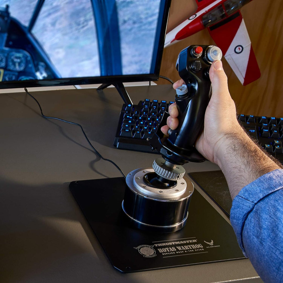 Thrustmaster Hotas Warthog Flightstick - Joystick for PC Hotas Warthog Flight Stick Single