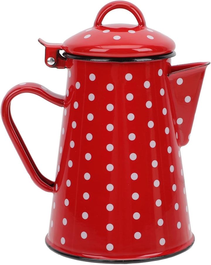 TOPBATHY Wasserkocher Emaille Topf Emaille Kaffeekanne Emaille Kessel Wasserkessel Kaffeekessel Wass