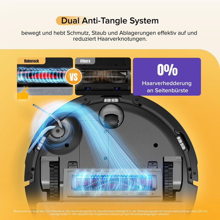 roborock Q7 M5 Saugroboter mit Wischfunktion, 10.000Pa Starker Saugkraft, Dual Anti-Tangle-System, 1