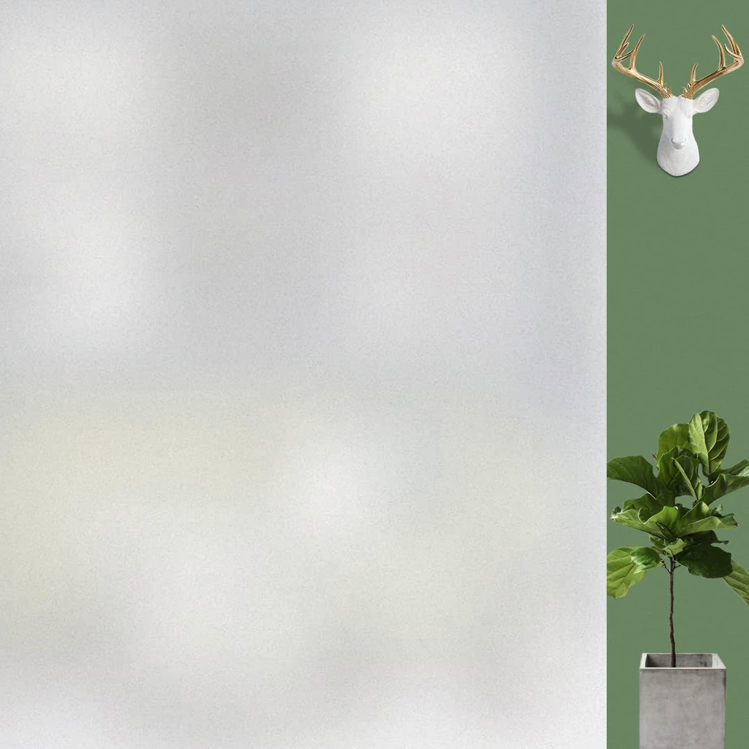 DARUITE Fensterfolie Blickdicht Selbsthaftend Milchglasfolie Sichtschutzfolie Fenster Fensterfolien