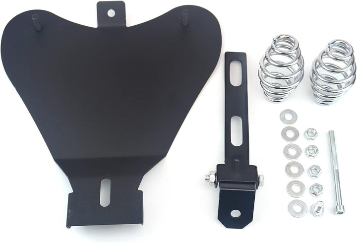 BREDUXSER Motorrad Bobber Sitz, Krokodil Leder Motorrad Solo Sitz für Sportster XL1200 883 48 Dyna S