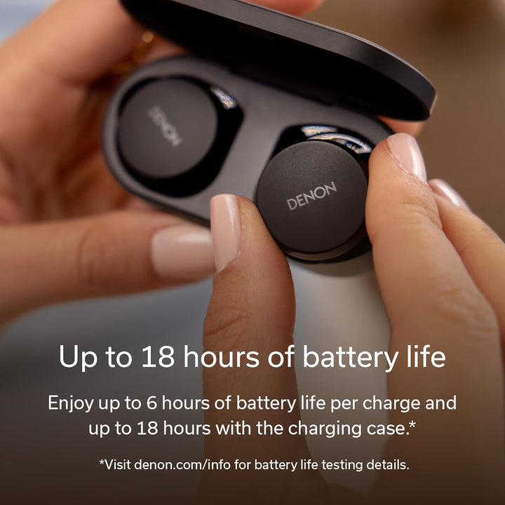 Denon PerL True Wireless-Kopfhörer, personalisiertes Klangprofil mit Masimo Adaptive Acoustic Techno