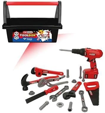 KS Tools for Kids 100073 Werkzeug-Box für Kinder | 19-tlg.