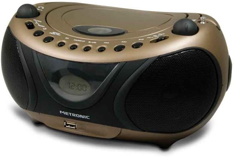 Metronic 477106 CD-MP3-Radio Kupfer/Schwarz, Kupfer/Schwarz