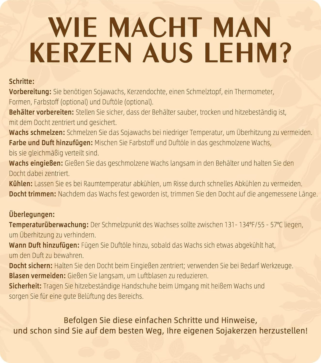 Sojawachs für Kerzen 3kg, BOYUJK Premium Natürlich Kerzenwachs, 100% Sojawachs für die Kerzenherstel