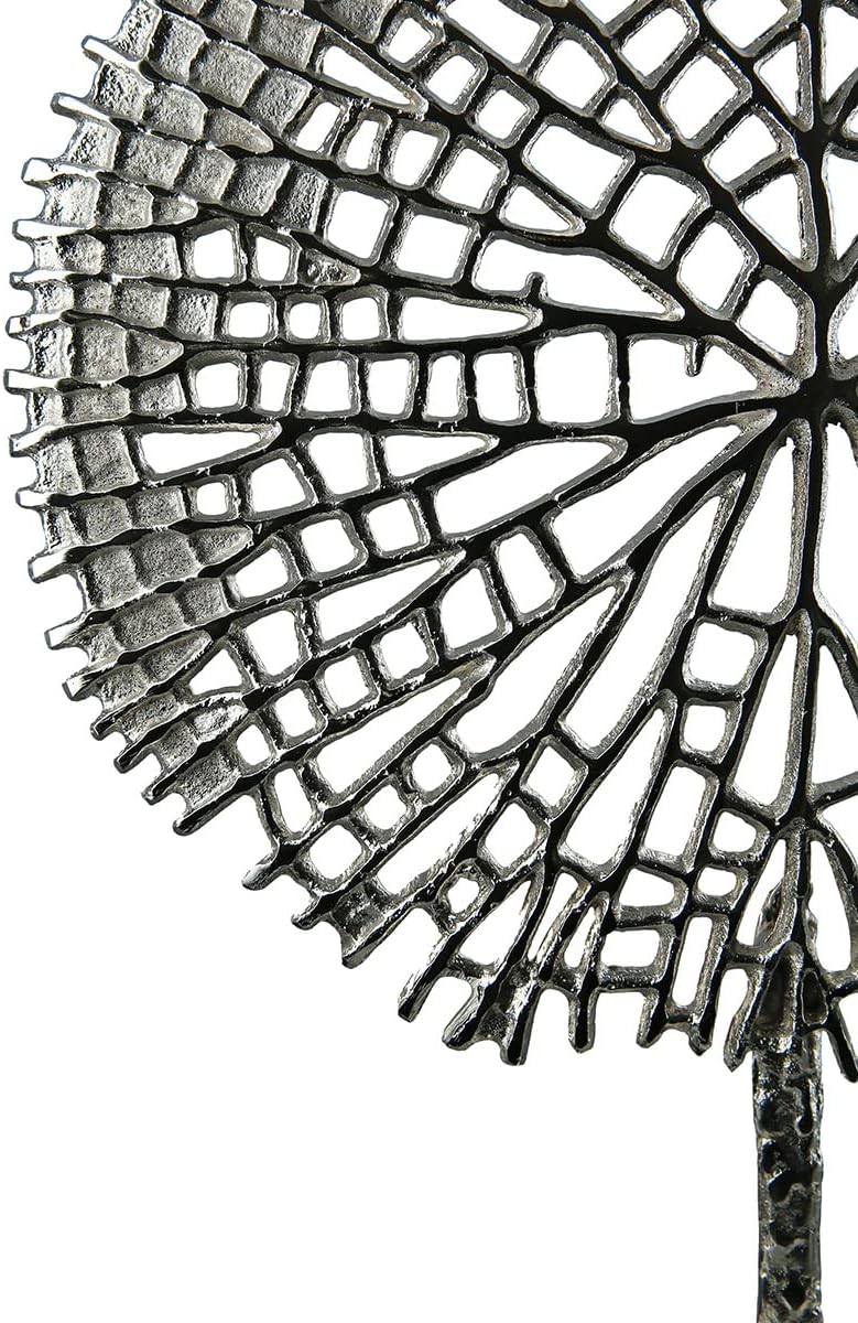 GILDE Deko Skulptur Baum Tree - Aluminium - silberfarben - Deko Wohnzimmer - Höhe 53 cm, 60141 Höhe