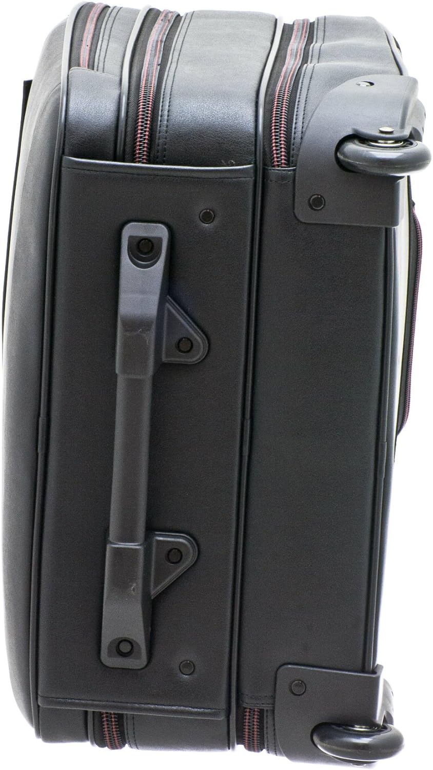 Bowatex Pilotenkoffer Trolley Aktenkoffer Akten Laptop Tasche 46 cm Schwarz