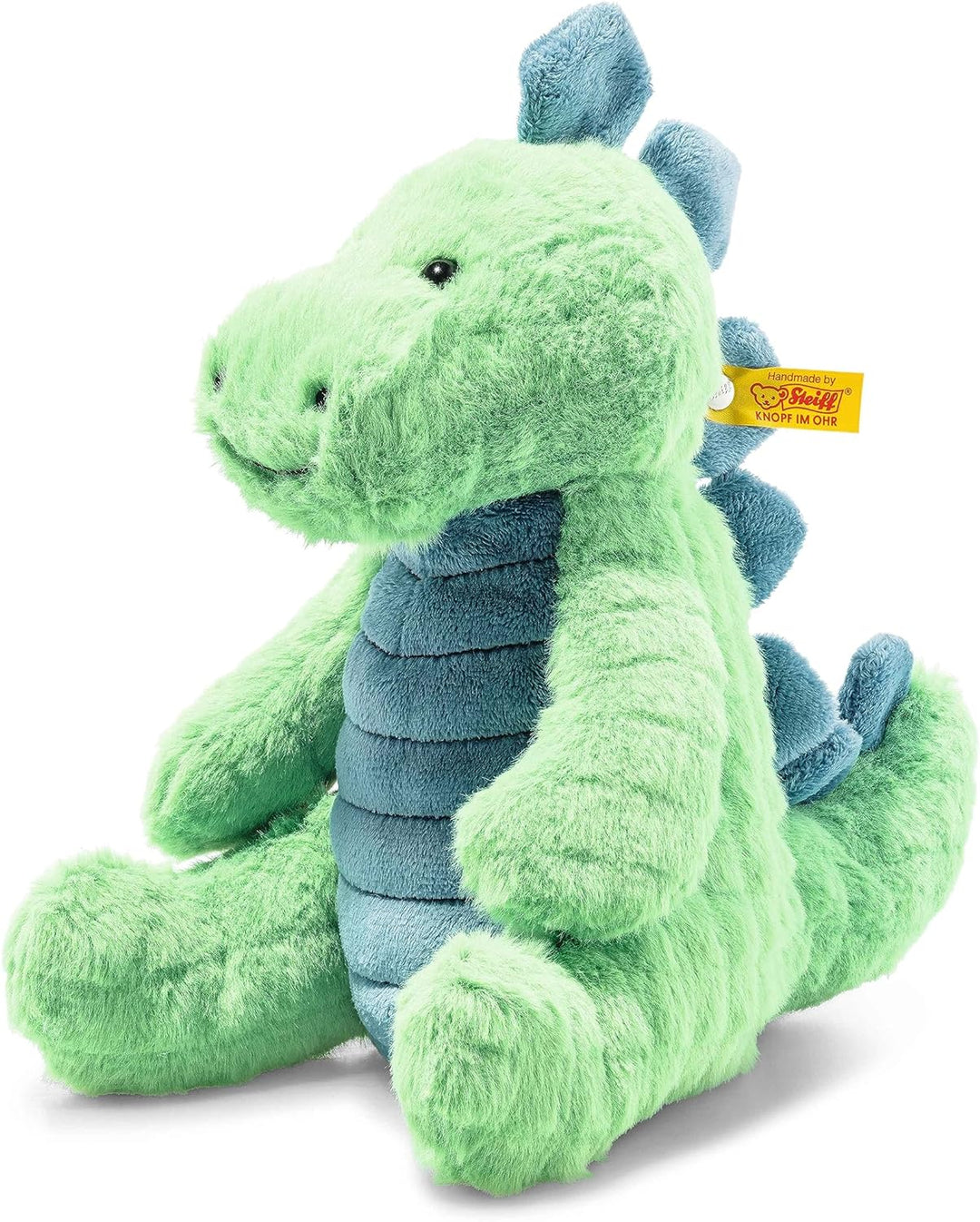 Steiff Plüschtier Spott Stegosaurus grün-Petrol 28 cm, Kuscheltier Dinosaurier, Soft Cuddly Friends,
