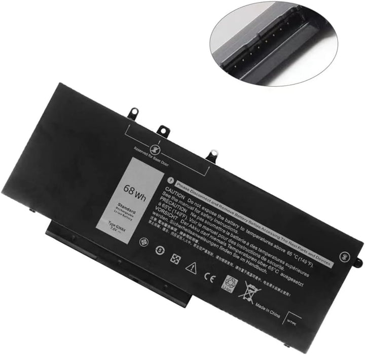 PUGASR GJKNX Laptop Akku Kompatibel mit Dell Latitude 5480 5490 5580 5590 5280 5288 5488 5491 5591 5