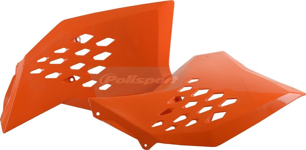 Kühlerabdeckung l + r orange Polisport 8428200002