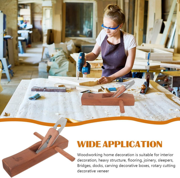 UPKOCH Holzhobel Tischlerwerkzeug aus Holz professioneller Hobel japanisch Bankebene Handhobel aus H