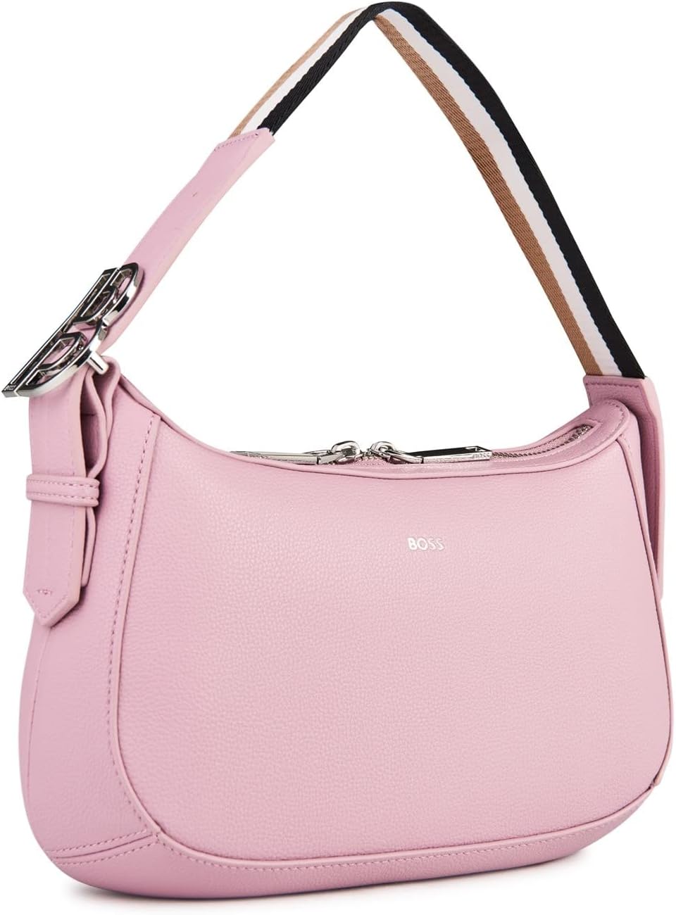 BOSS Damen Amber Sm Hobo-tp Shoulder Bag Light/Pastel Pink687, Light/Pastel Pink687