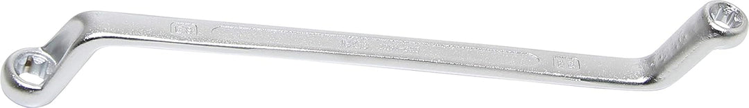 BGS 2281-6X8 | Doppel-Ringschlüssel mit E-Profil-Ringköpfen | gekröpft | SW E6 x E8 Schlüsselweite: