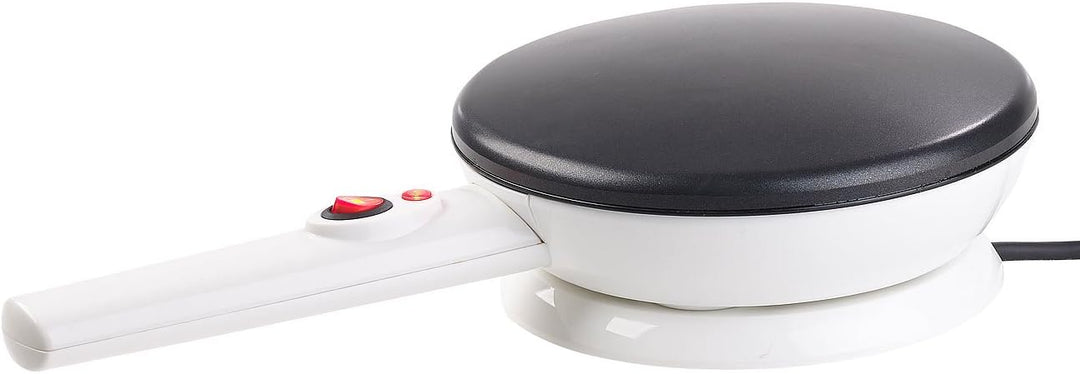 Rosenstein & Söhne Crepes Maker: Kabelloser Crêpes-Maker, Anti-Haft, Temperatur-Automatik, 20 cm, 80