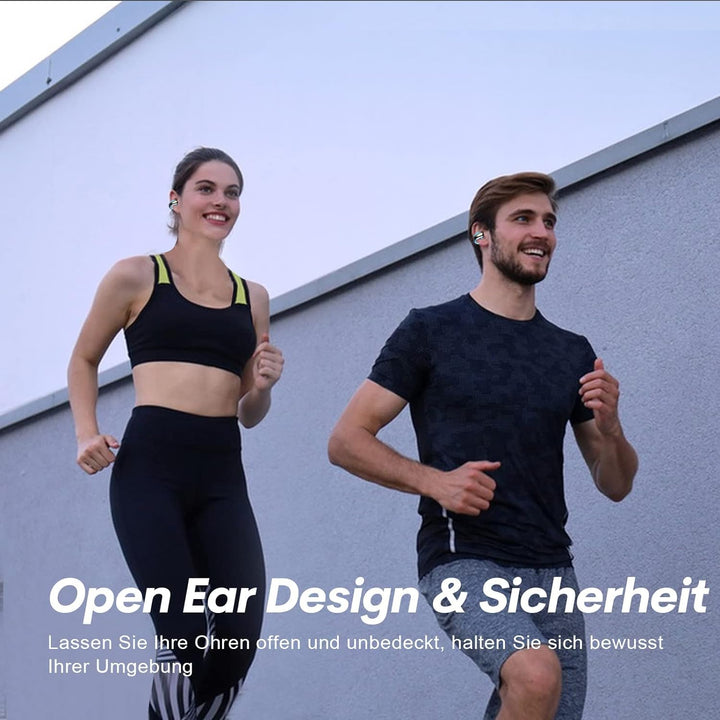 Open Ear Kopfhörer kabellos Bluetooth Luftleitung Knochenschall Sportkopfhörer Wireless Ear Clip Bon