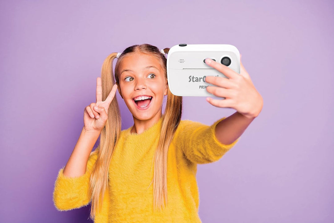 Lexibook StarCAM Print, Kamerapaket mit Sofortdrucker, Foto- und Videofunktion, 32GB SD-Karte und Fo