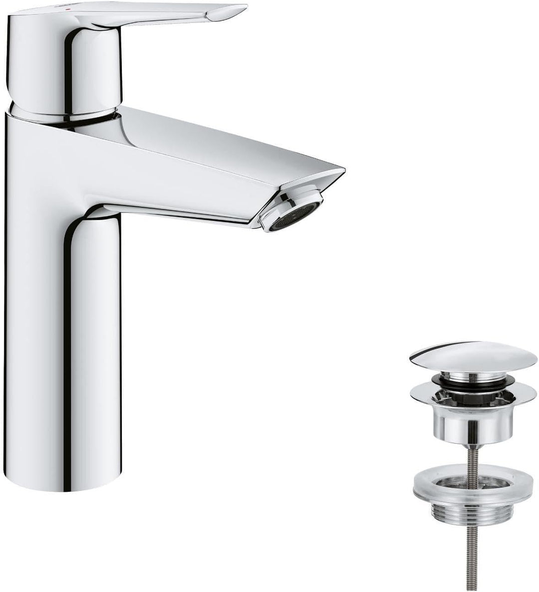 GROHE Start - Einhand-Waschtischarmatur (wassersparend, DN 15, M-Size), chrom, 24204002