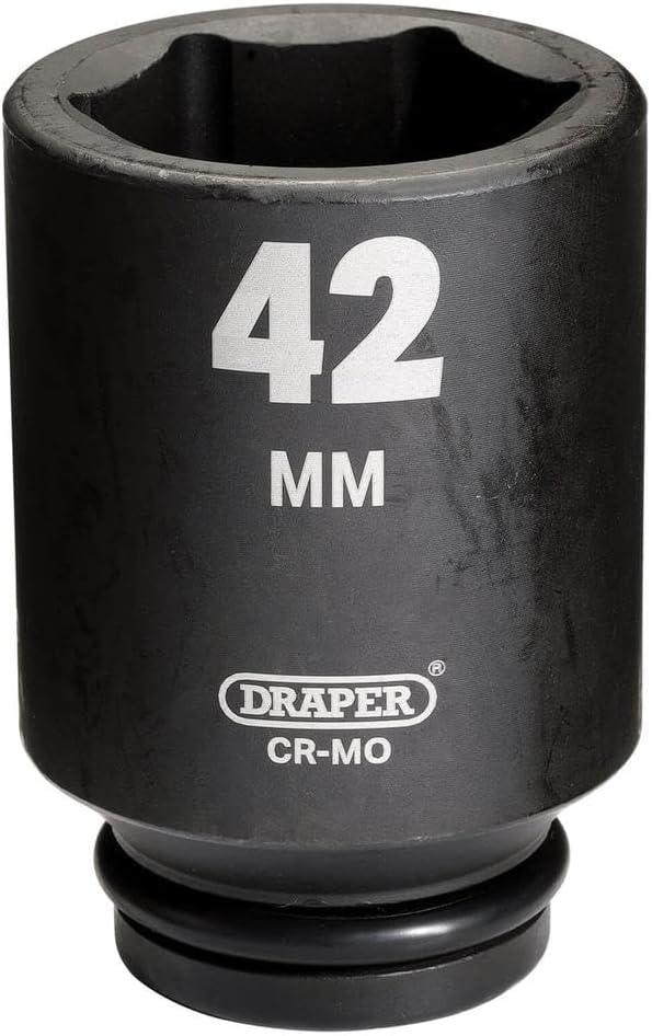 Draper Expert 5049 Hi-Torq Sechskant-Tiefbettstecknuss 17 mm 3/4 Zoll Vierkantantrieb, 419D-MM 42 mm