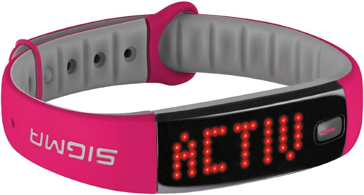 Sigma Activity Tracker ACTIVO 7 x 3 x 3 cm Berry Pink, 7 x 3 x 3 cm Berry Pink
