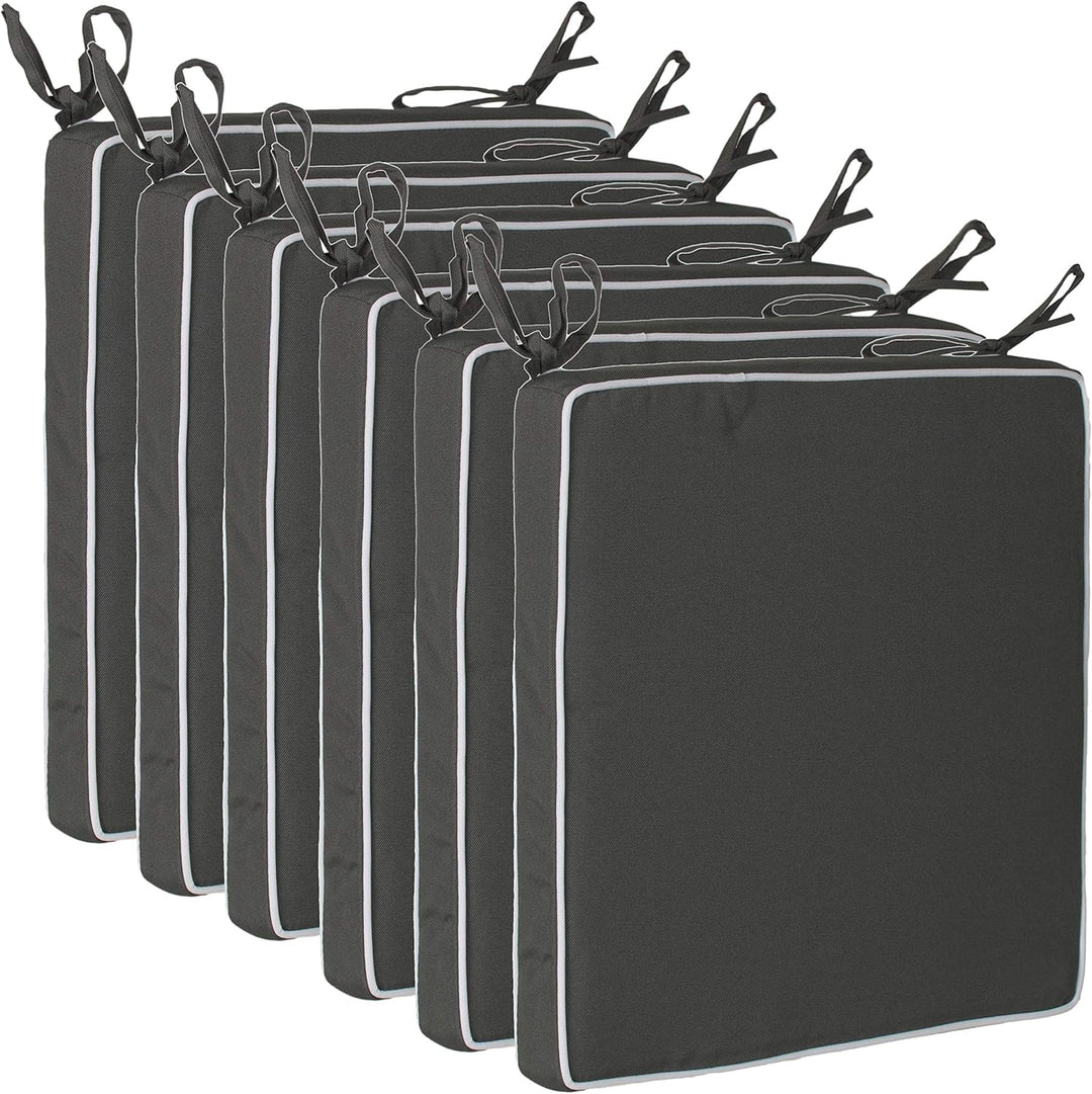 Brandsseller Outdoor Sitzkissen Kissen Dekokissen - Schmutz- und Wasserabweisend - 220 gr. Füllung -