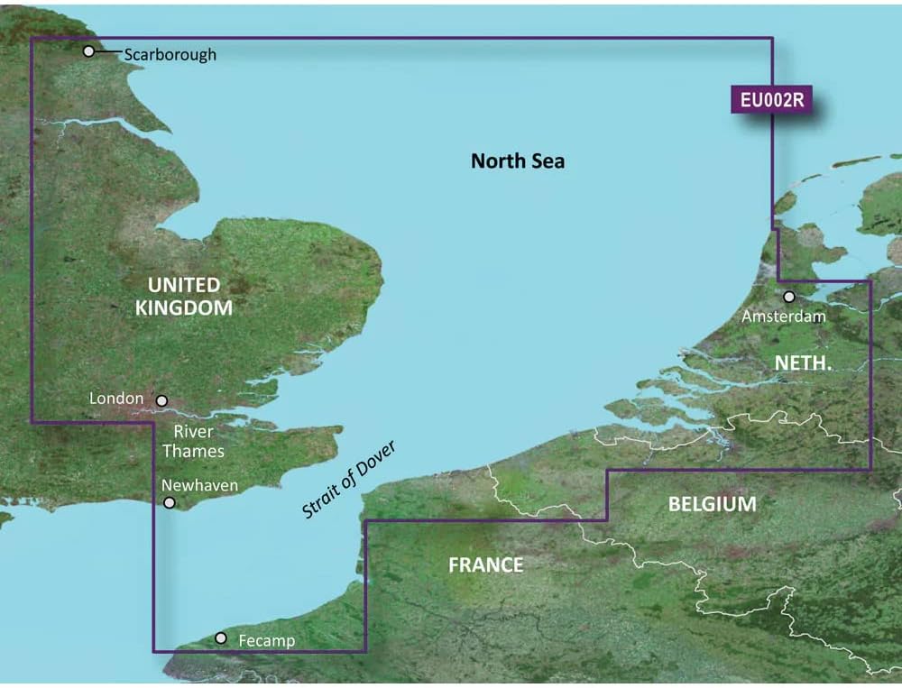 Garmin HXEU002R - S/E England- Belux Inland Waters, 010-C0761-20 (Belux Inland Waters), EU002R - Ams