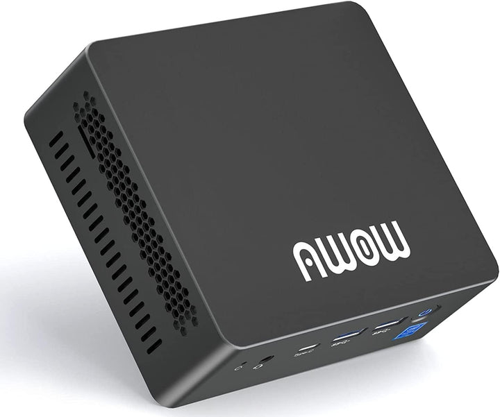 AWOW Mini PC Wi-10 Pro,Celeron J4125 mit 8GB DDR4/ NVMe M.2 256GB SSD 4K@60Hz, AK41 Desktopcomputer