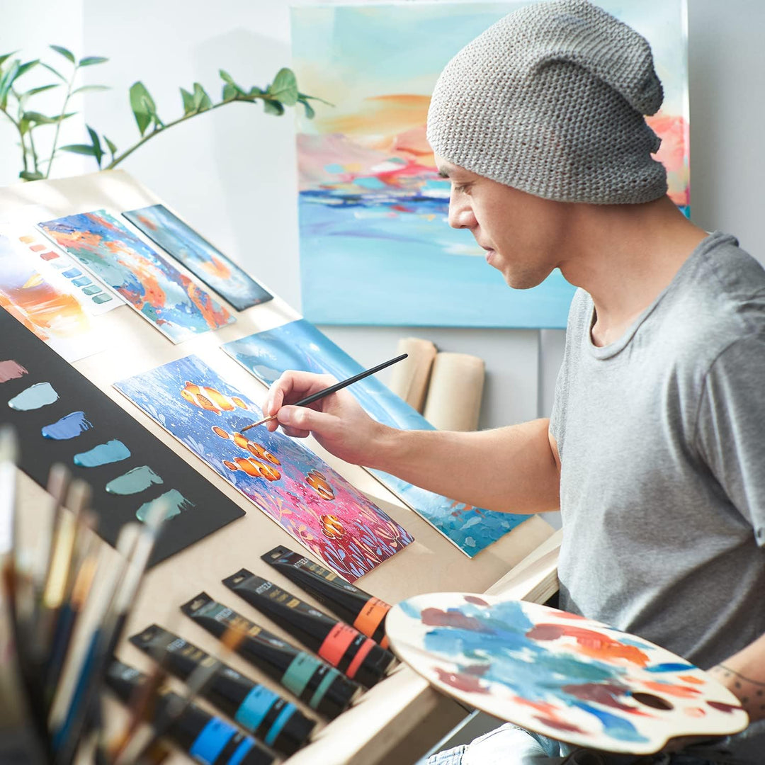 Arteza Malkarton, 28 Stück Grosspackung 15.2 x 15.2cm, 20.3 x 20.3cm, 25.4 x 25.4cm, 30.5 x 30.5cm,