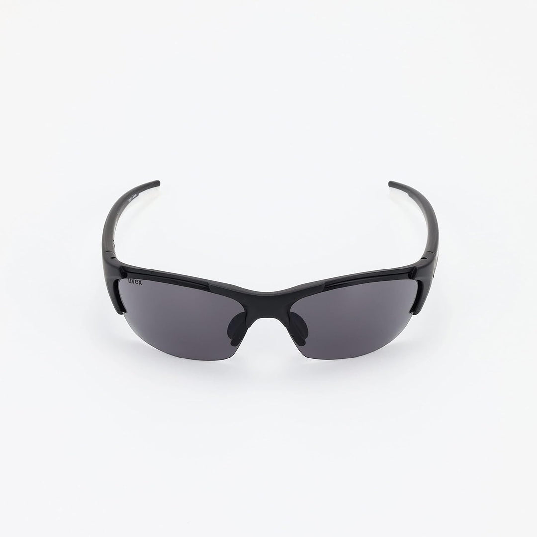 Uvex Unisex – Erwachsene, blaze III Sportbrille, inkl. Wechselscheiben, black mat/smoke, one size &