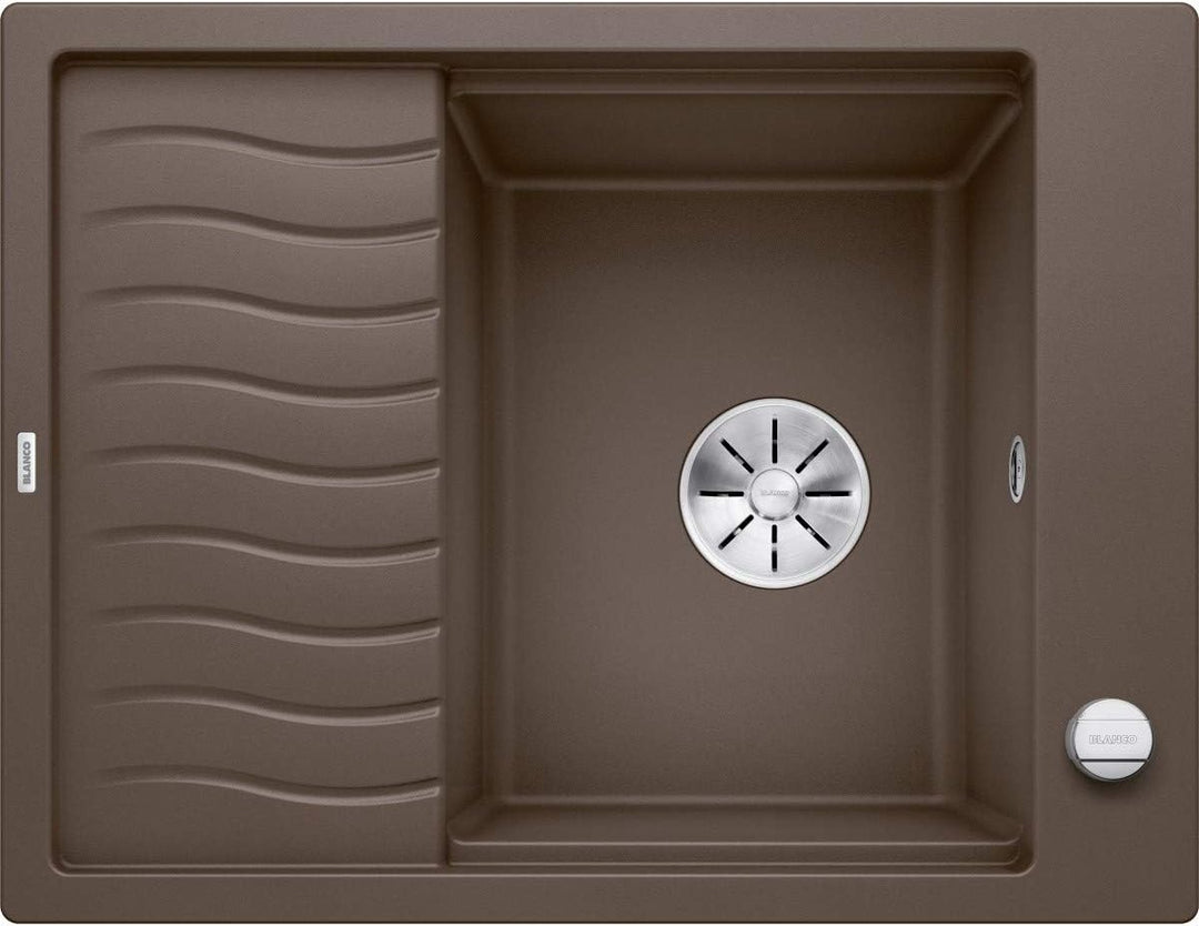 Blanco Elon 45 S SILGRANIT® PuraDur®, ohne Ablauffernbedienung InFino® (Farbe: cafe) 524833