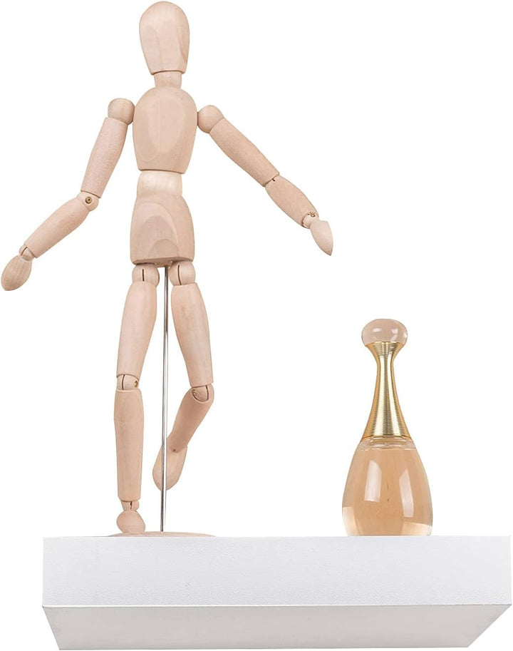 WOLTU 2X Wandregal Wandboard Bücherregal Regale für Deko Wandablagen aus MDF Holz, 2er Set Hängerega