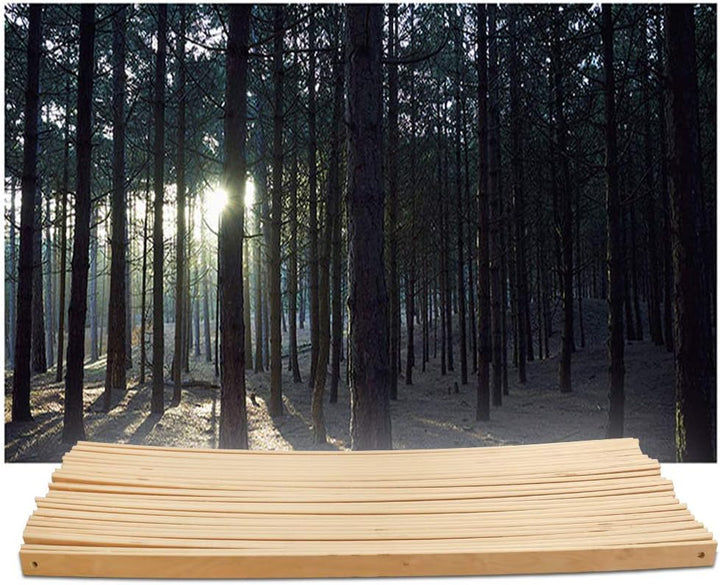 Ansobea 2 Stück Rolllattenrost Lattenrost 90x200cm Federleisten bettgestell Hochwertiger Pappelholz