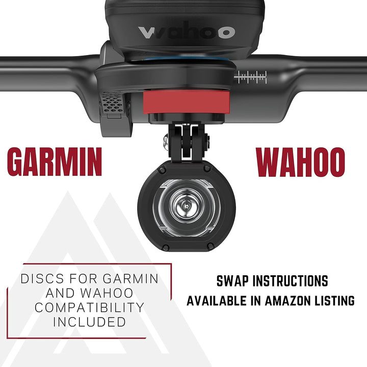 KOM Cycling CM06 Schnellspanner GoPro Computerhalterung für Wahoo und Garmin Fahrradcomputer (Fahrra